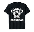 Soccer Granddad Soccer Ball Distressed T-Shirt - Trendy Graphic Unisex - T-Shirt, Sweatshirt, Hoodie