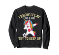 Soccer I Play Like Try To Keep Up Sweatshirt - Minimalist Print Unisex - T-Shirt, Sweatshirt, Hoodie