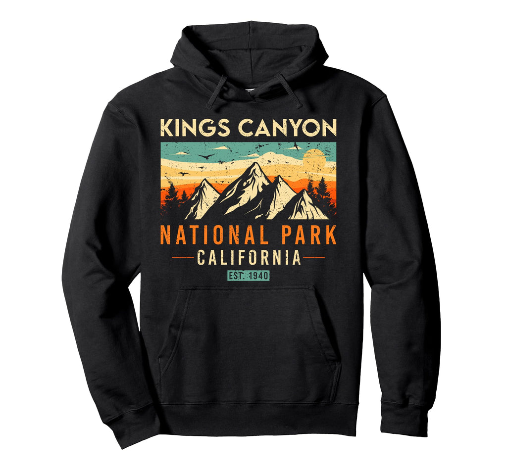Kings Canyon Est 1960 California Hoodie - Unique Graphic Men Women - T-Shirt, Sweatshirt, Hoodie