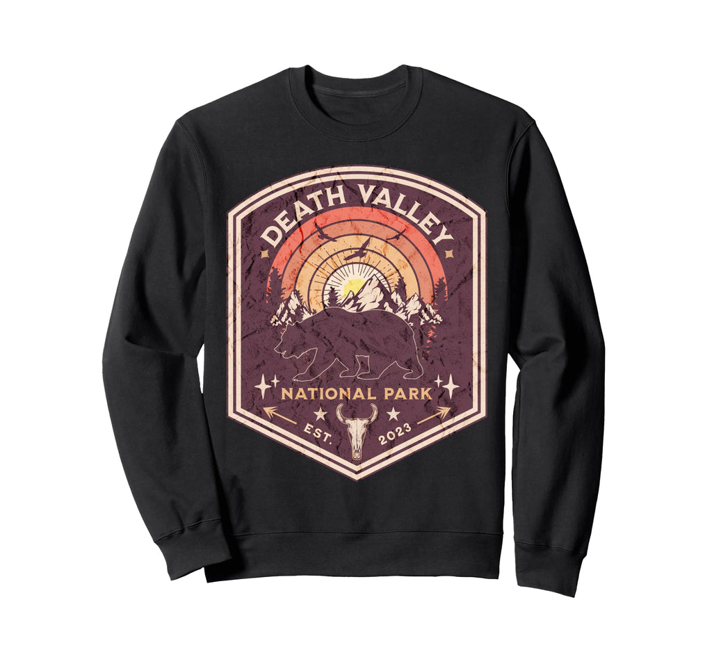 Death Valley National Parks Camping Sweatshirt - Fun Novelty Design Unisex - T-Shirt, Sweatshirt, Hoodie