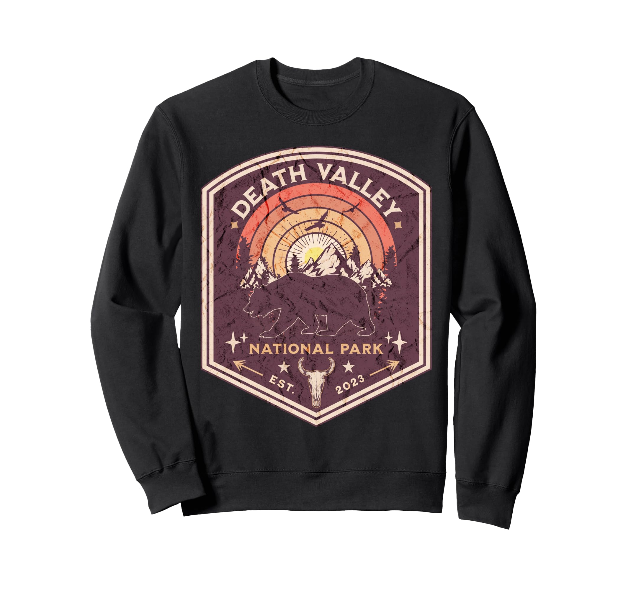 Death Valley National Parks Camping Sweatshirt - Fun Novelty Design Unisex - T-Shirt, Sweatshirt, Hoodie