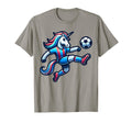 Footballer Unicorn Fans Soccer Team T-Shirt - Aesthetic Graphic Men Women - T-Shirt, Sweatshirt, Hoodie