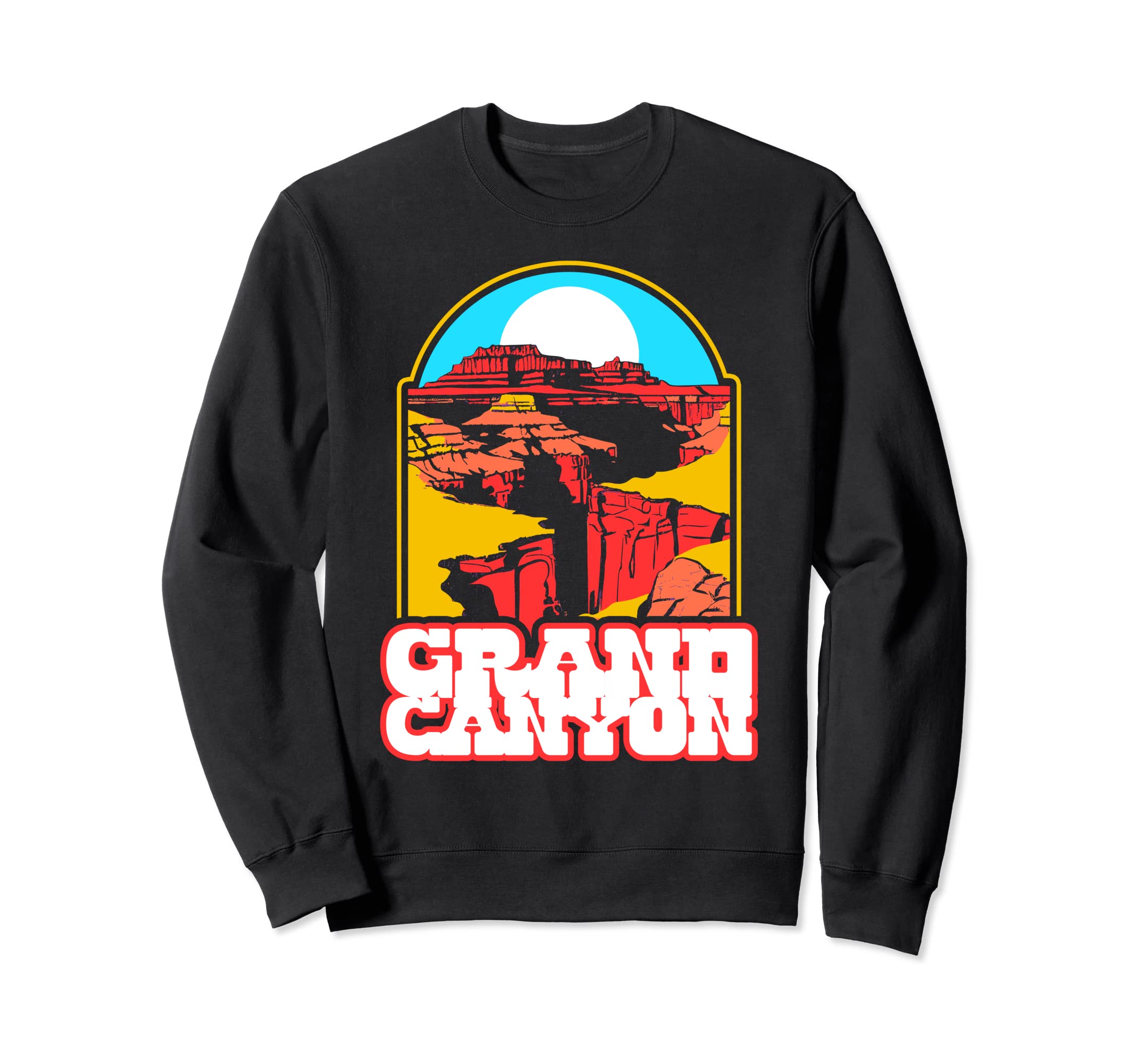 Grand Canyon National Park Eighties Sweatshirt - Novelty Apparel Men Women - T-Shirt, Sweatshirt, Hoodie