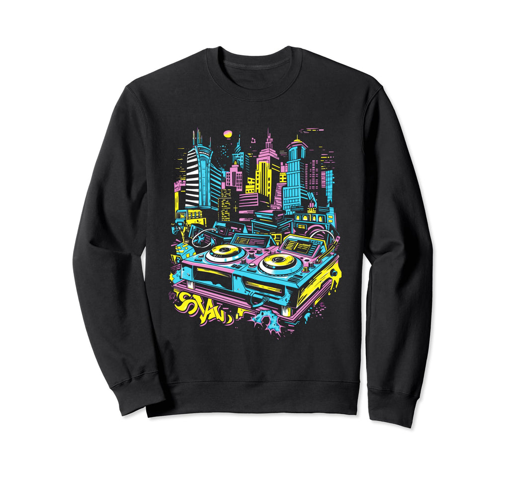 90S Hop Graffiti Oldschool Rap Sweatshirt - Minimalist Print Men Women - T-Shirt, Sweatshirt, Hoodie