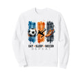 Soccer Ball Cleat Player Goal Sweatshirt - Fun Novelty Design for Adults - T-Shirt, Sweatshirt, Hoodie