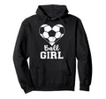 Ball Heart Funny Soccer Gameday Hoodie - Novelty Apparel for Adults - T-Shirt, Sweatshirt, Hoodie