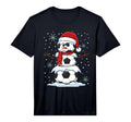 Soccer Ball Funny Snowman Pajamas T-Shirt - Fun Novelty Design for Adults - T-Shirt, Sweatshirt, Hoodie