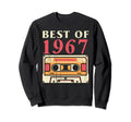 Best 1967 Cassette Tape 80 Years Old Sweatshirt - Trendy Graphic Unisex - T-Shirt, Sweatshirt, Hoodie