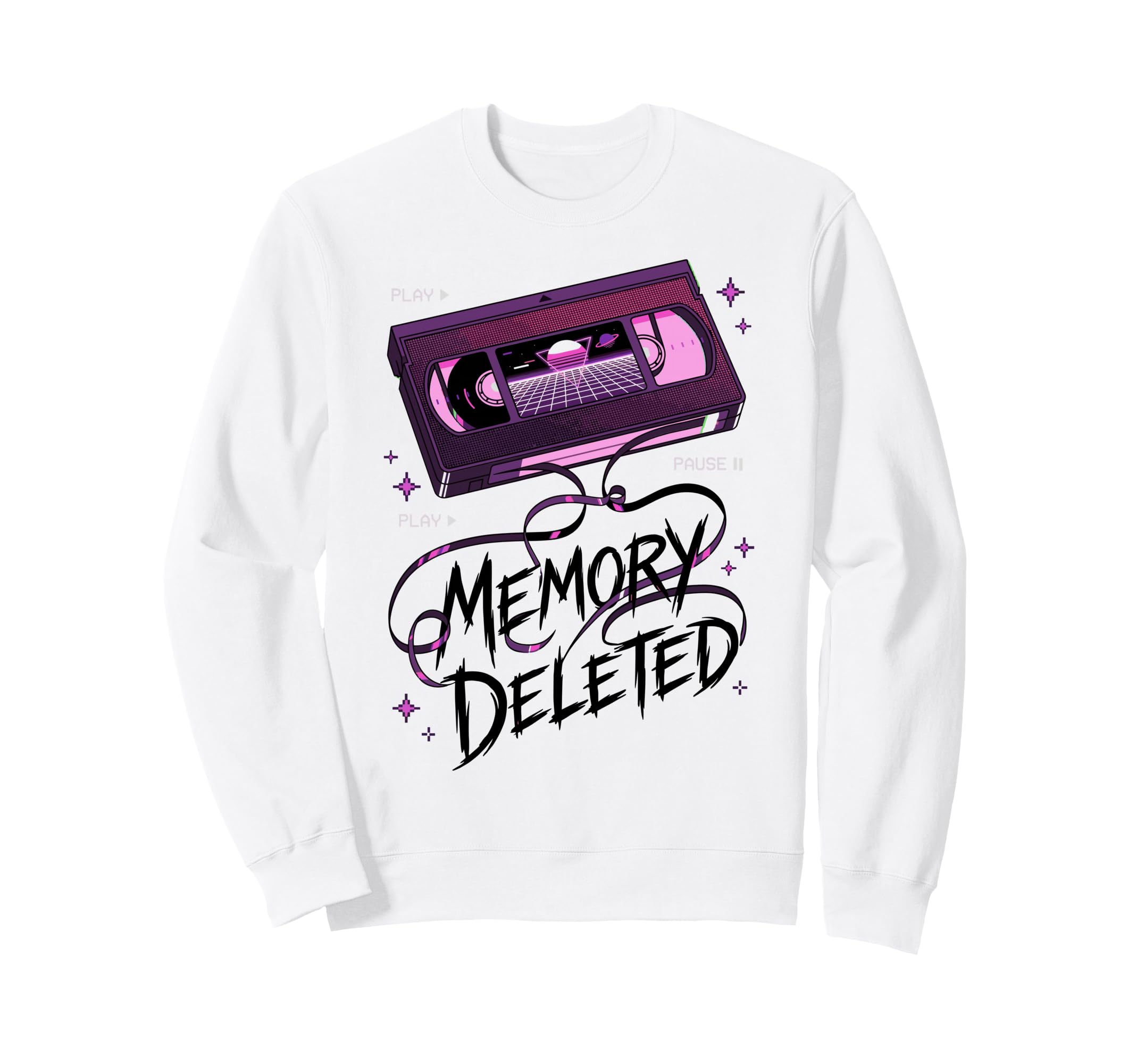 Memory Deleted Funny Cassette Tape Sweatshirt - Trendy Graphic Men Women - T-Shirt, Sweatshirt, Hoodie