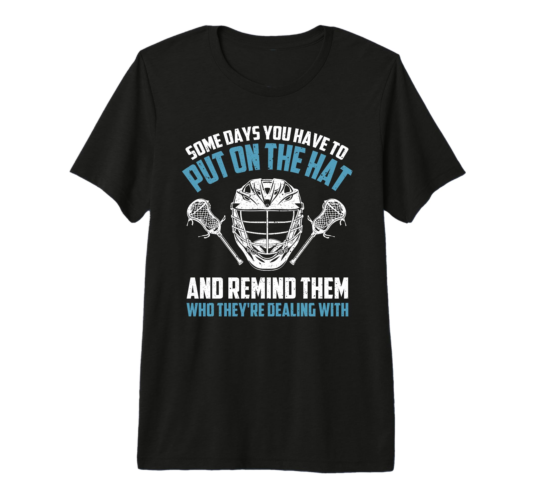 Lacrosse Goalie Tri Blend T-Shirt - Novelty Apparel Men Women - T-Shirt, Sweatshirt, Hoodie