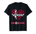 Denmark Soccer Team Heart Danes T-Shirt - Casual Everyday Wear for Adults - T-Shirt, Sweatshirt, Hoodie