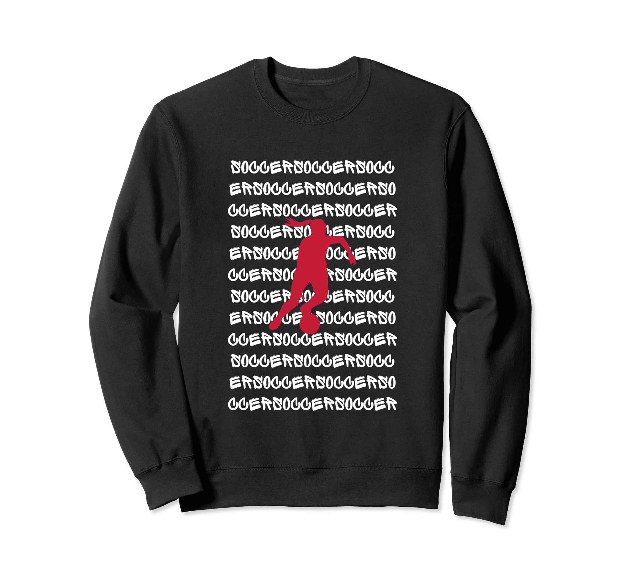 Soccer Graffiti Footballer Futbol Sweatshirt - Minimalist Print Men Women - T-Shirt, Sweatshirt, Hoodie