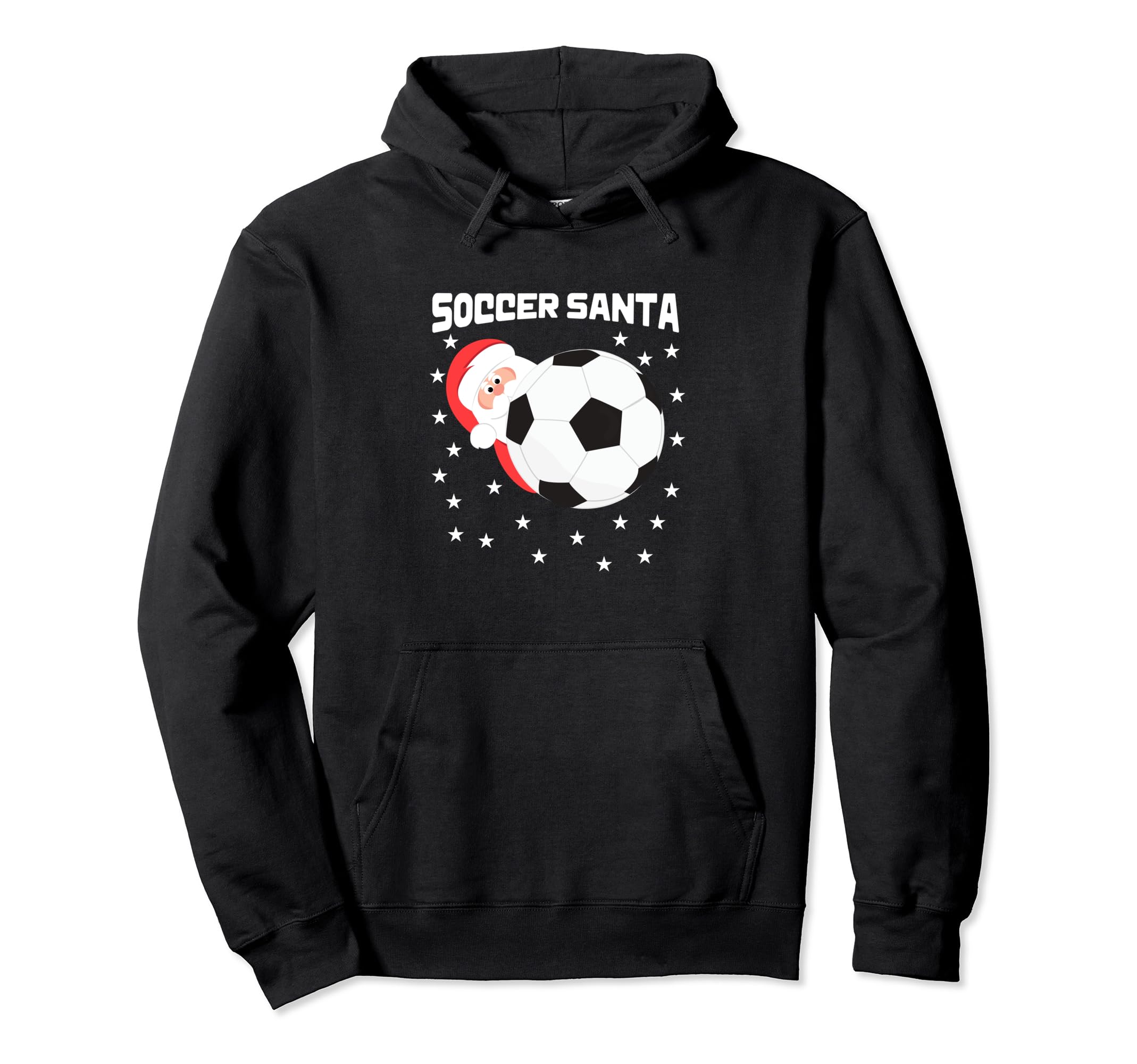 Soccer Goalkeeper Holiday Santa Hoodie - Casual Everyday Wear for Adults - T-Shirt, Sweatshirt, Hoodie