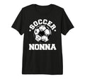 Soccer Nonna Soccer Ball Distressed T-Shirt - Novelty Apparel Men Women - T-Shirt, Sweatshirt, Hoodie