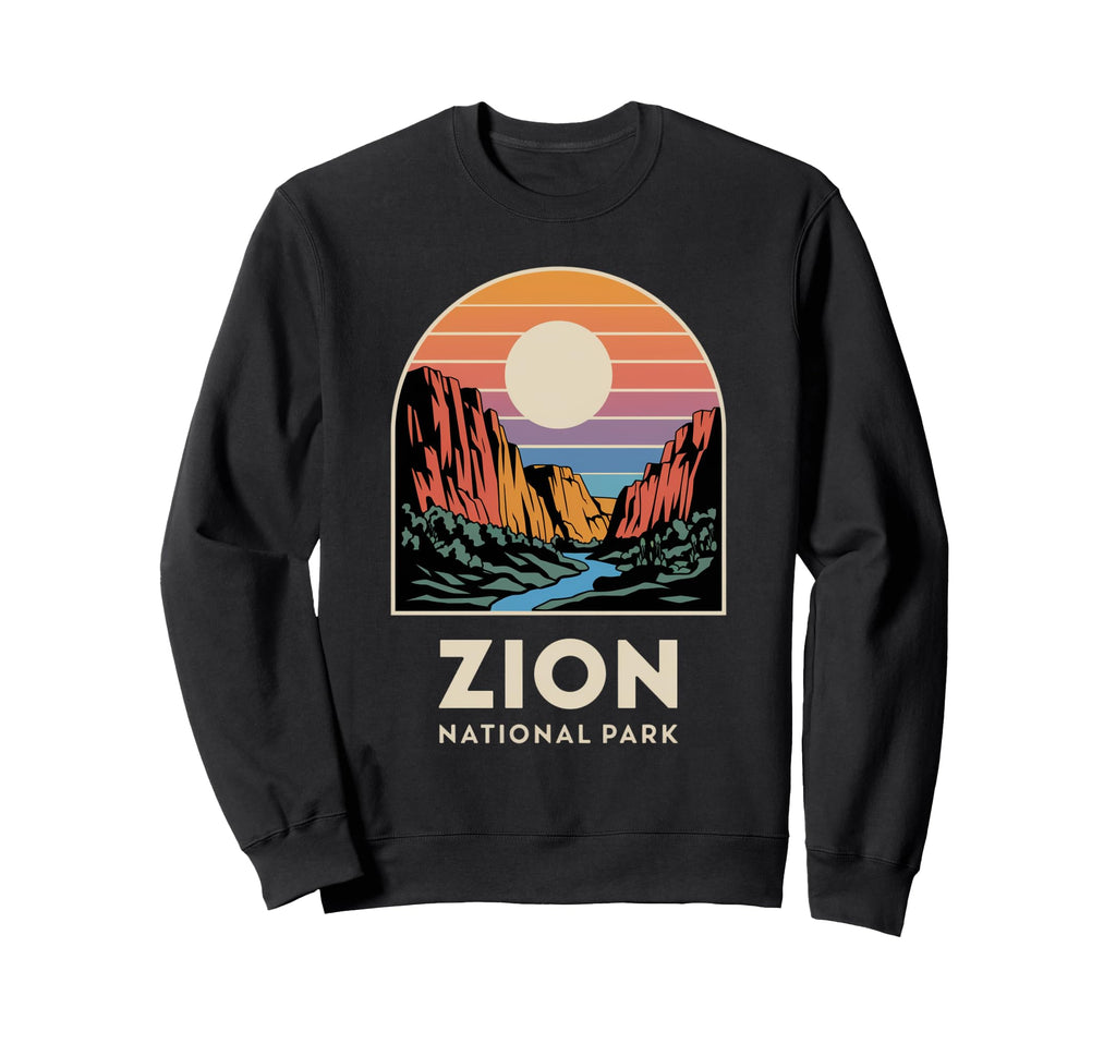 Zion National Park Canyon Utah Sweatshirt - Fun Novelty Design Men Women - T-Shirt, Sweatshirt, Hoodie