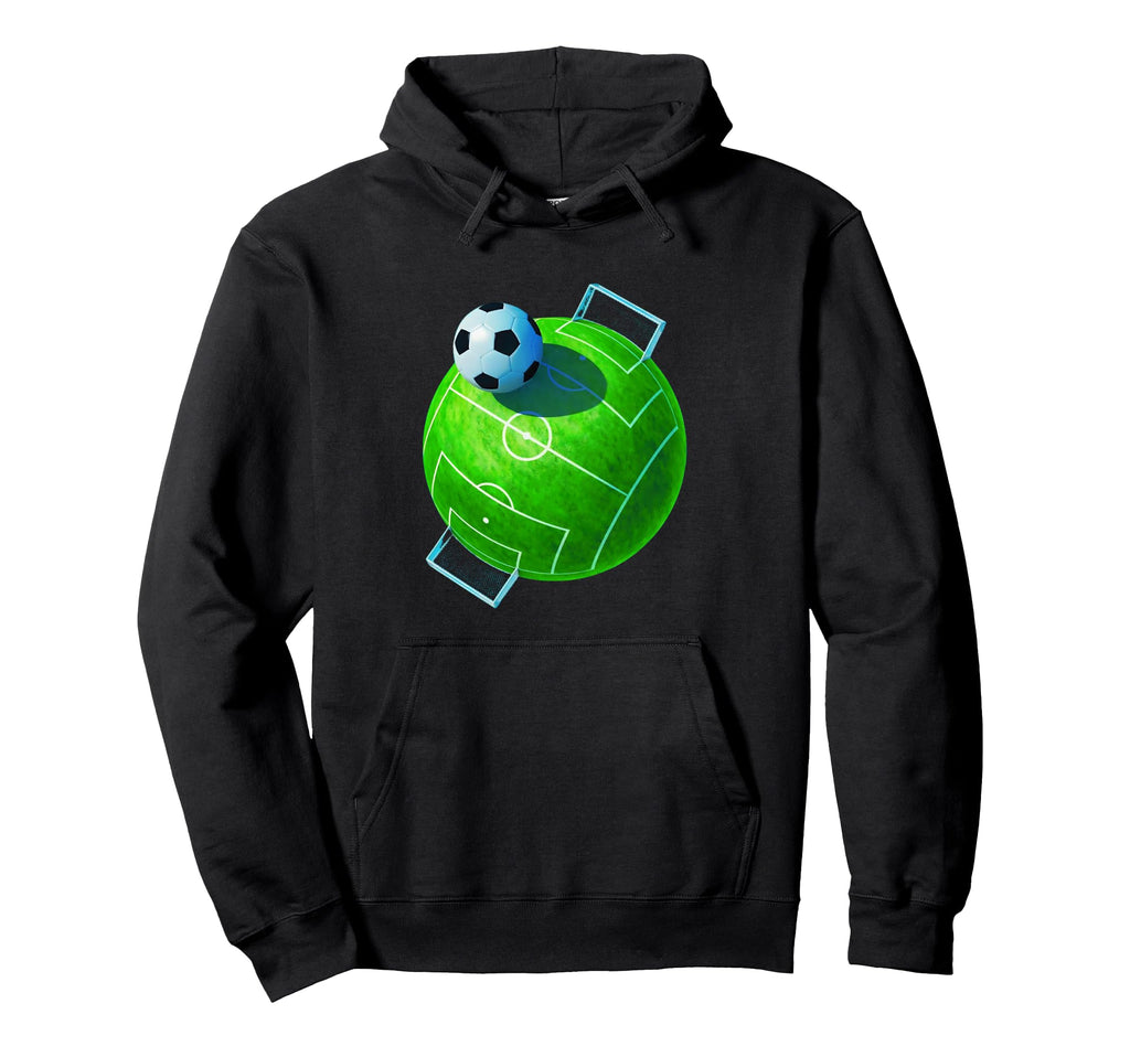 Soccer Ball Stadium Soccer Player Coach Fans Hoodie - Unique Graphic Unisex - T-Shirt, Sweatshirt, Hoodie