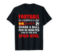 Funny Distressed Spain Soccer Fan T-Shirt - Fun Novelty Design for Adults - T-Shirt, Sweatshirt, Hoodie