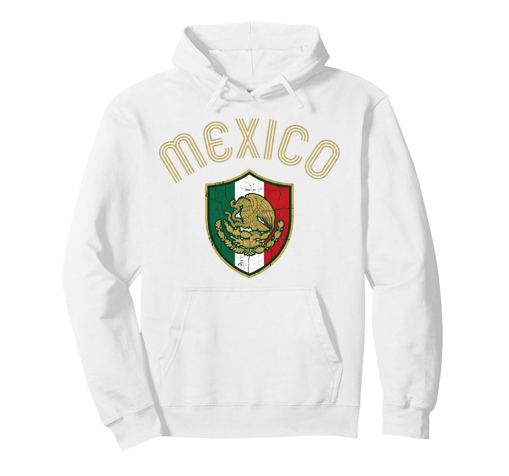 Mexico Flag Mexican Hispanic Pride Hoodie - Unique Graphic Unisex - T-Shirt, Sweatshirt, Hoodie