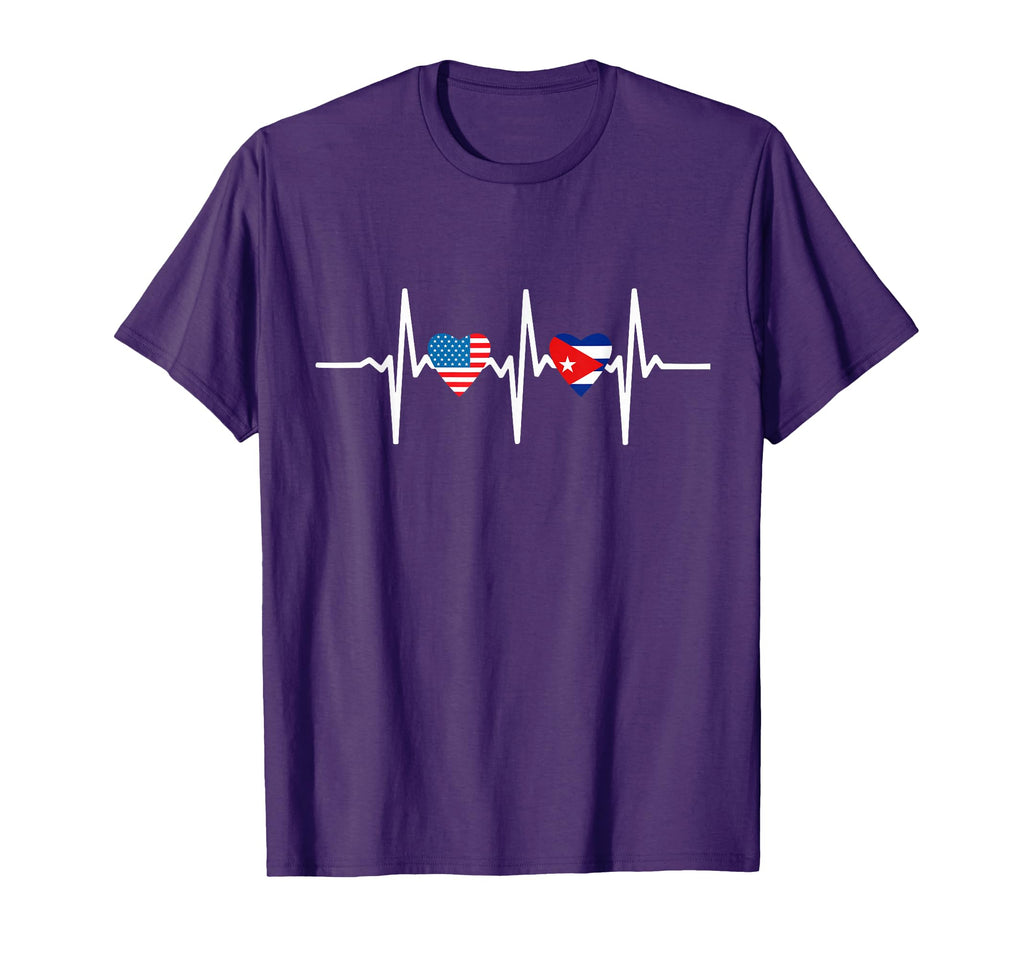Half Cuban And American America Cuba T-Shirt - Aesthetic Graphic Unisex - T-Shirt, Sweatshirt, Hoodie