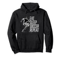 Eat Sleep Soccer Repeat Soccer Player Hoodie - Custom Art Print for Adults - T-Shirt, Sweatshirt, Hoodie