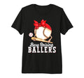 Busy Raising Ballers Baseball Funny T-Shirt - Custom Art Print for Adults - T-Shirt, Sweatshirt, Hoodie