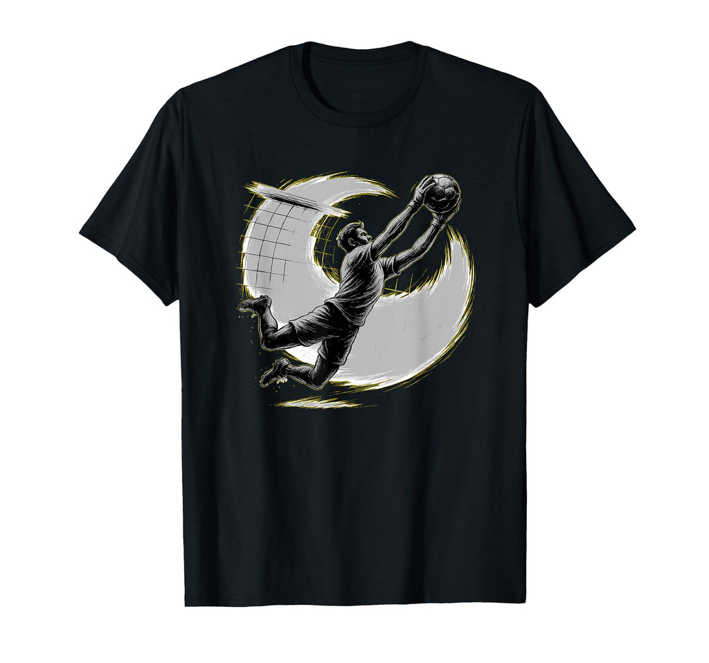 Mens Soccer Goalie Silhouette Players T-Shirt - Aesthetic Graphic Unisex - T-Shirt, Sweatshirt, Hoodie