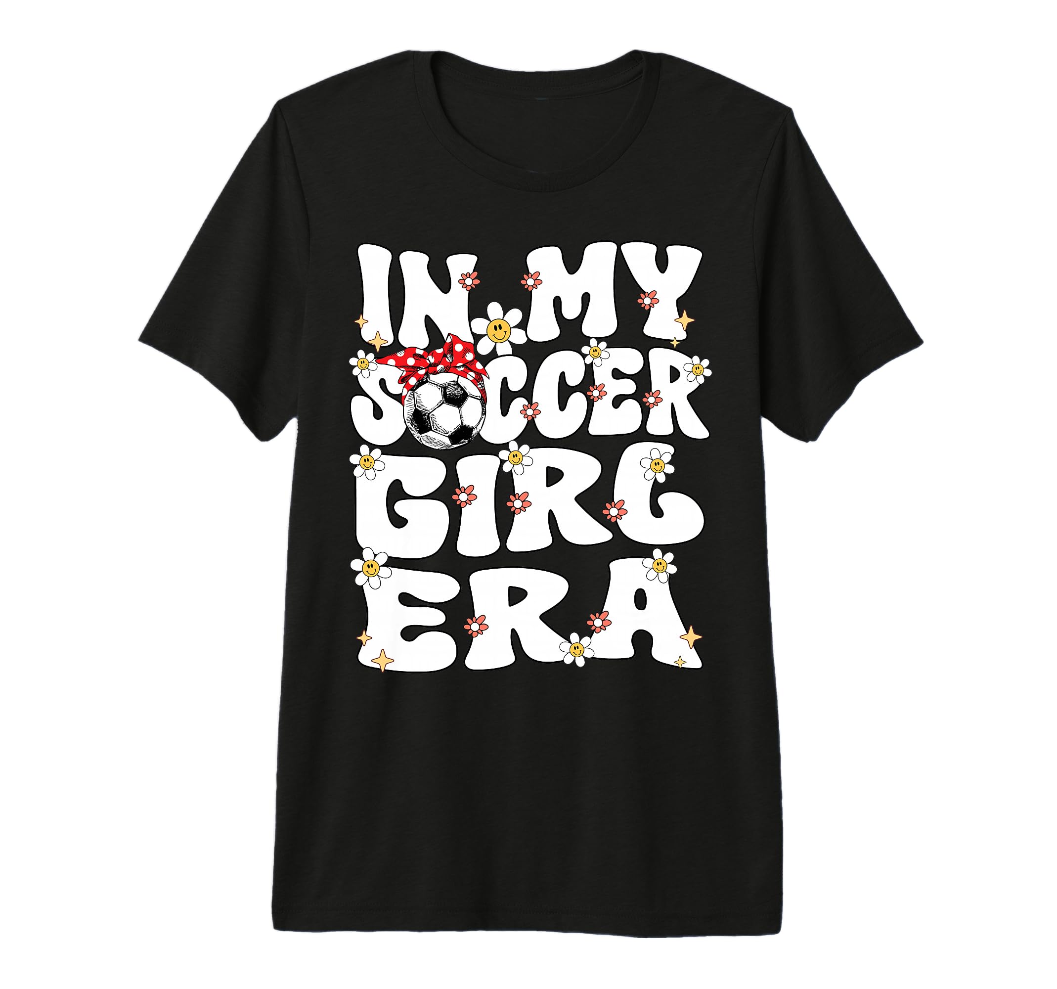 My Soccer Era Groovy Soccer Soccer Tri T-Shirt - Unique Graphic for Adults - T-Shirt, Sweatshirt, Hoodie