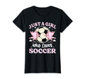 Just Who Loves Soccer Teen Soccer T-Shirt - Fun Novelty Design for Adults - T-Shirt, Sweatshirt, Hoodie