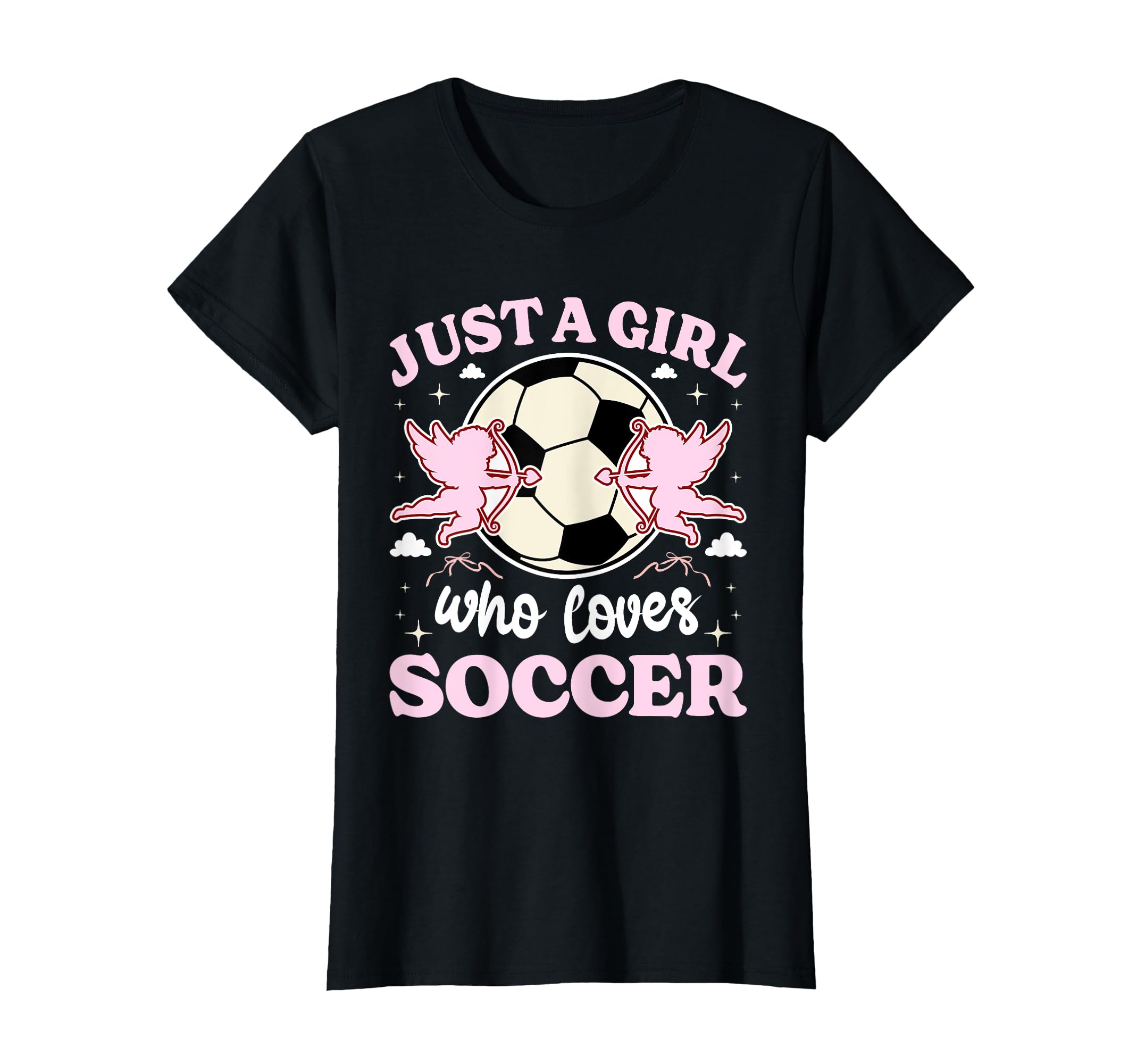Just Who Loves Soccer Teen Soccer T-Shirt - Fun Novelty Design for Adults - T-Shirt, Sweatshirt, Hoodie