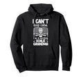 Im Hockey Goalie Grandma Ice Hockey Hoodie - Minimalist Print Men Women - T-Shirt, Sweatshirt, Hoodie