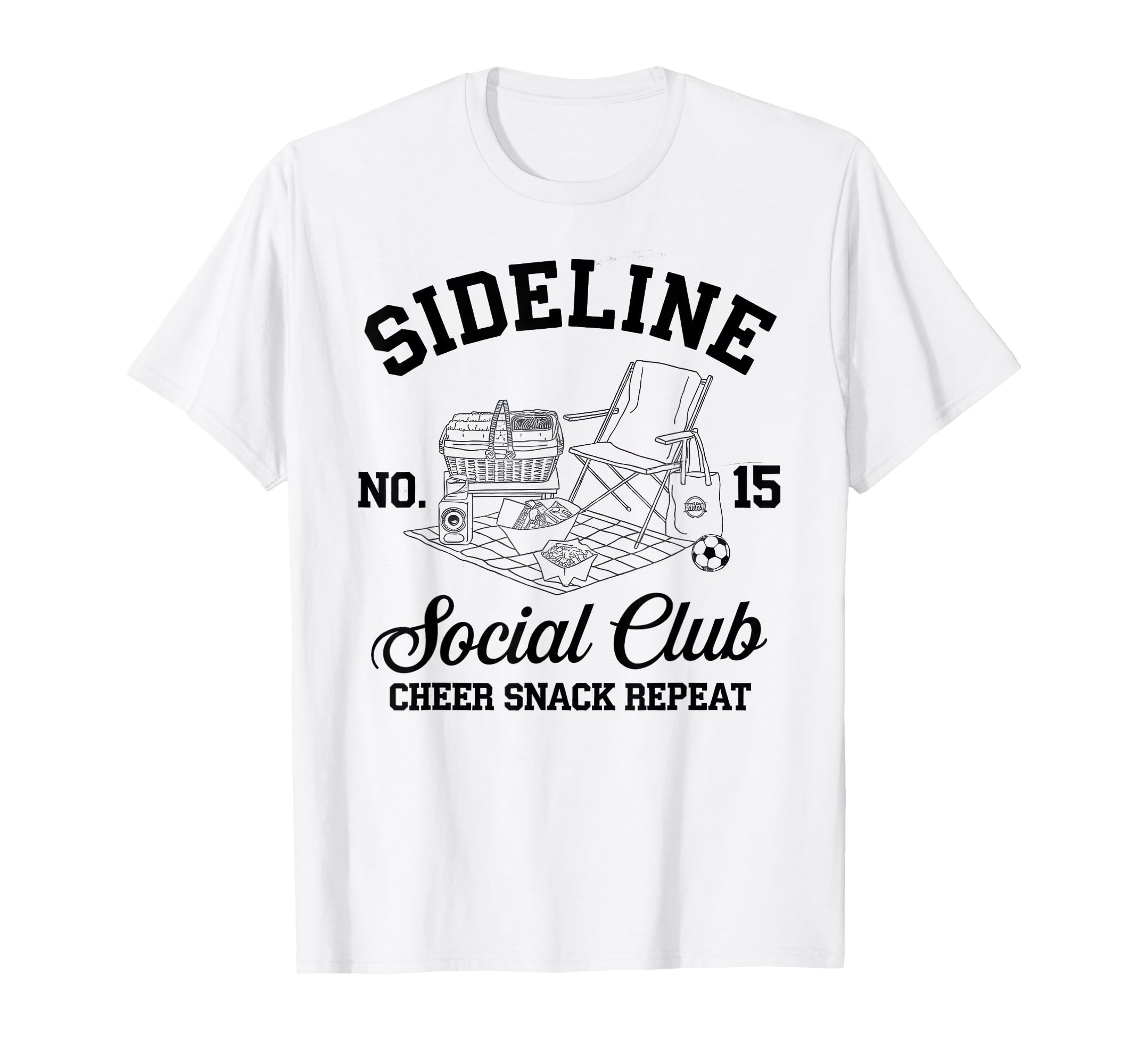 Sideline Social Club Soccer Mom Game T-Shirt - Casual Everyday Wear Unisex - T-Shirt, Sweatshirt, Hoodie