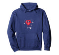 Cartoon Heart Soccer Hoodie - Trendy Graphic Unisex - T-Shirt, Sweatshirt, Hoodie