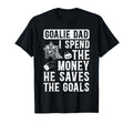 He Saves Hockey Goalkeeper Dad T-Shirt - Fun Novelty Design for Adults - T-Shirt, Sweatshirt, Hoodie