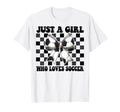 Just Who Loves Soccer Coquette Bow T-Shirt - Streetwear Style Unisex - T-Shirt, Sweatshirt, Hoodie