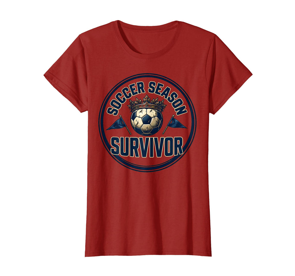 Soccer Season Survivor Funny Soccer T-Shirt - Casual Everyday Wear Unisex - T-Shirt, Sweatshirt, Hoodie