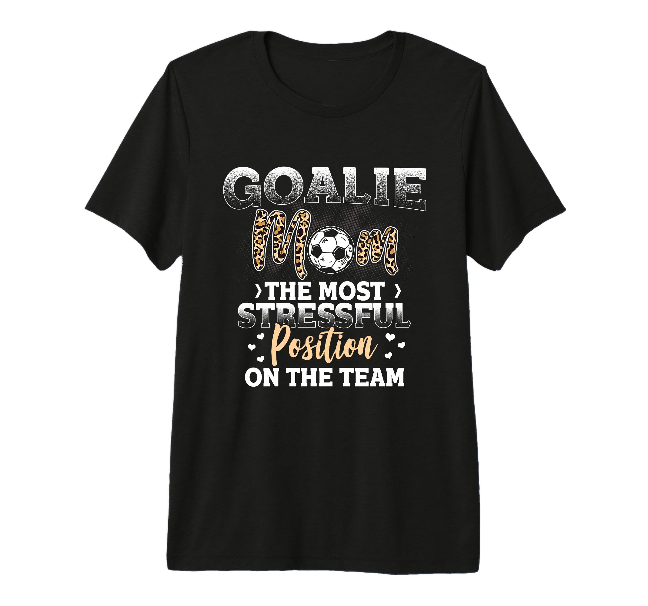 Soccer Lover Leopard Pattern Soccer T-Shirt - Aesthetic Graphic for Adults - T-Shirt, Sweatshirt, Hoodie