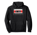 Nostalgic Music Lovers Art Cassette Hoodie - Aesthetic Graphic for Adults - T-Shirt, Sweatshirt, Hoodie