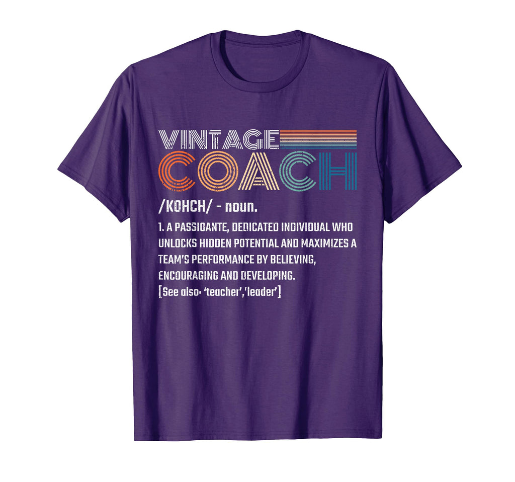 Coach Noun Definition Sports Team T-Shirt - Casual Everyday Wear for Adults - T-Shirt, Sweatshirt, Hoodie