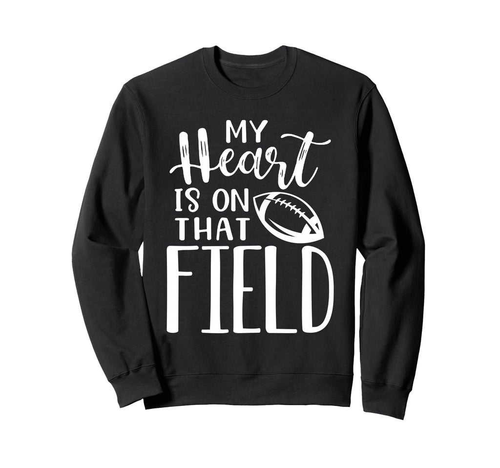 My Heart Is That Field Funny Sweatshirt - Minimalist Print Men Women - T-Shirt, Sweatshirt, Hoodie