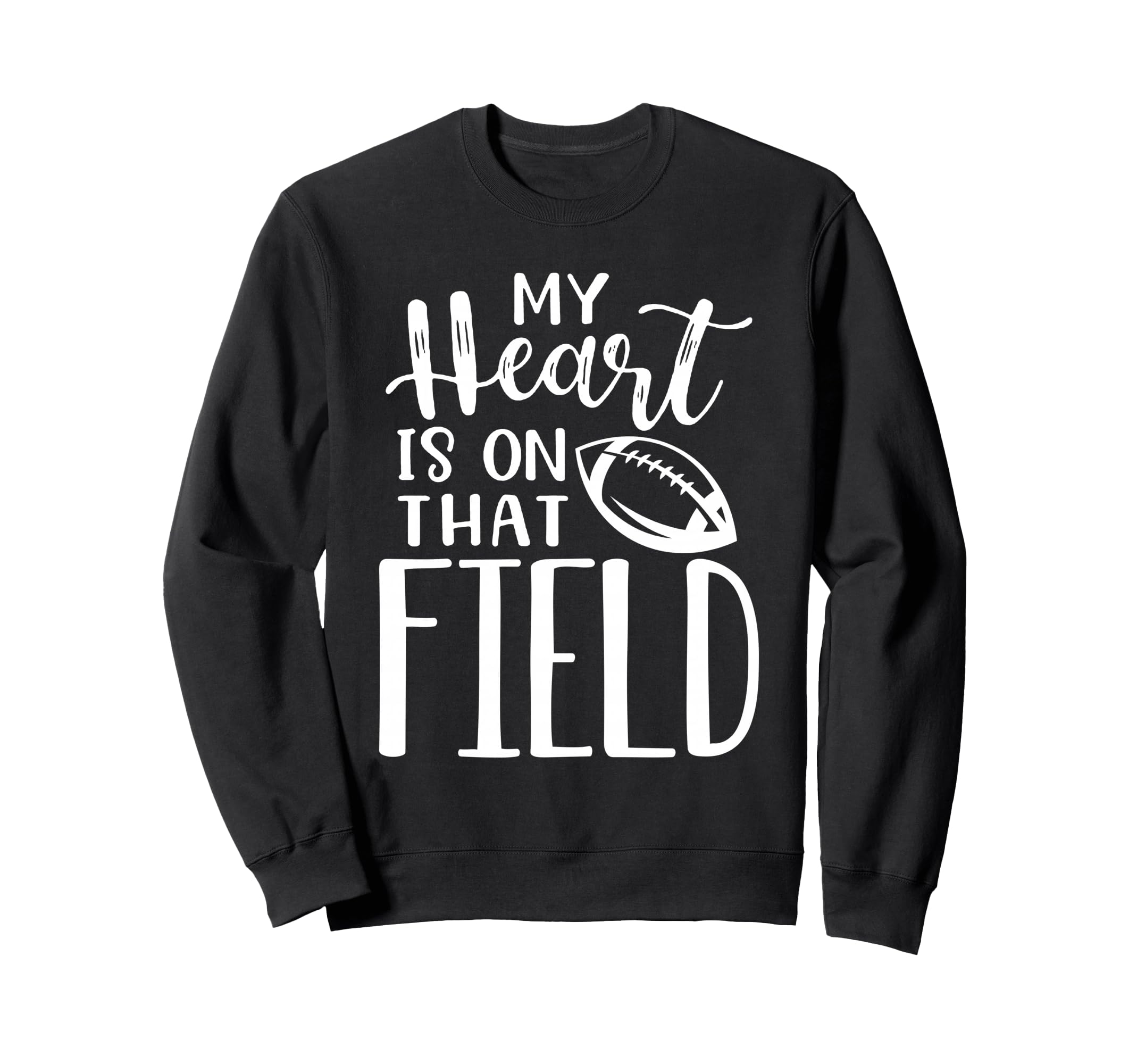 My Heart Is That Field Funny Sweatshirt - Minimalist Print Men Women - T-Shirt, Sweatshirt, Hoodie