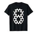 Soccer 8 Jersey Number T-Shirt - Trendy Graphic for Adults - T-Shirt, Sweatshirt, Hoodie