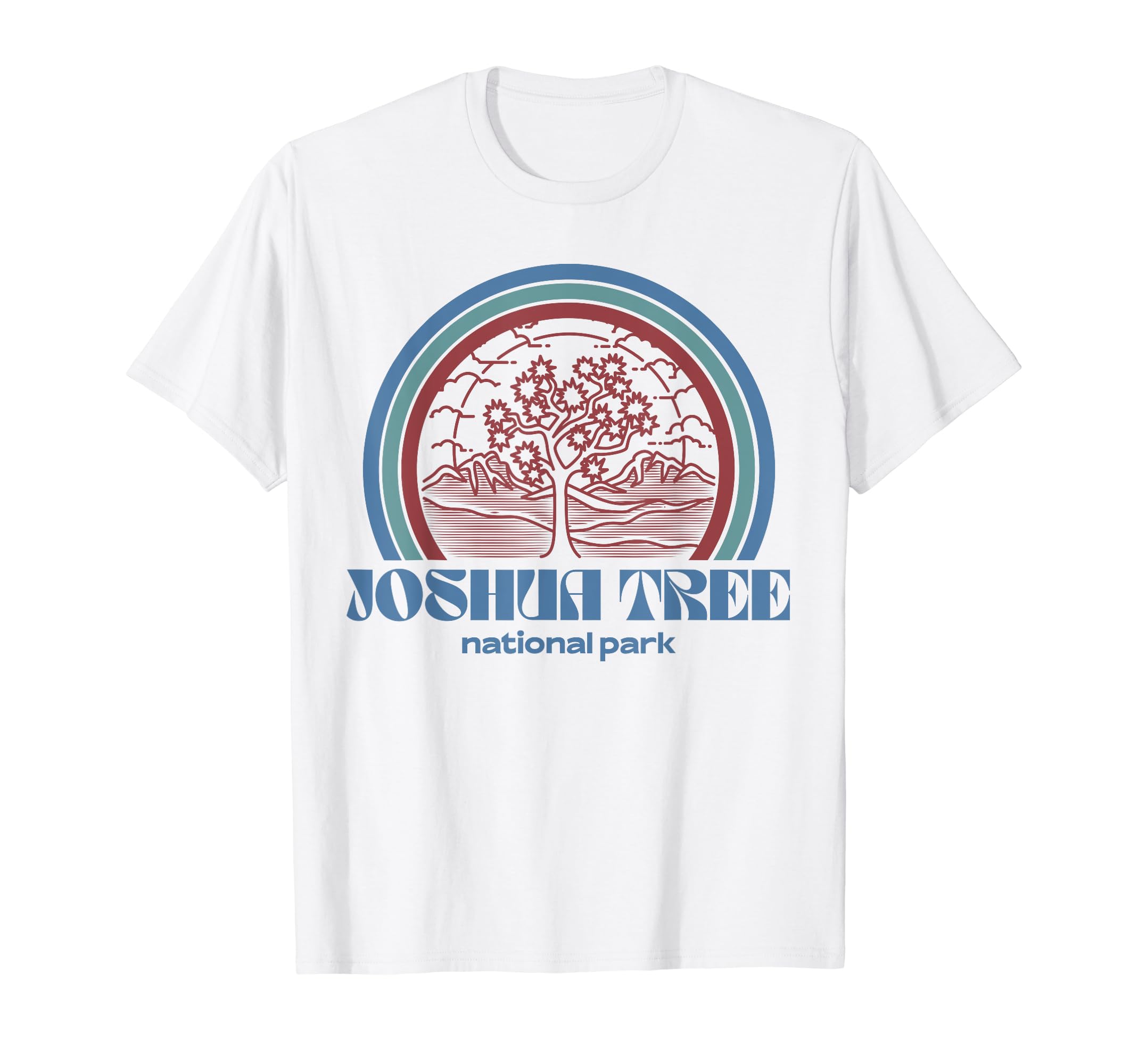 Joshua Tree National Park Outdoor Hiking T-Shirt - Custom Art Print Unisex - T-Shirt, Sweatshirt, Hoodie