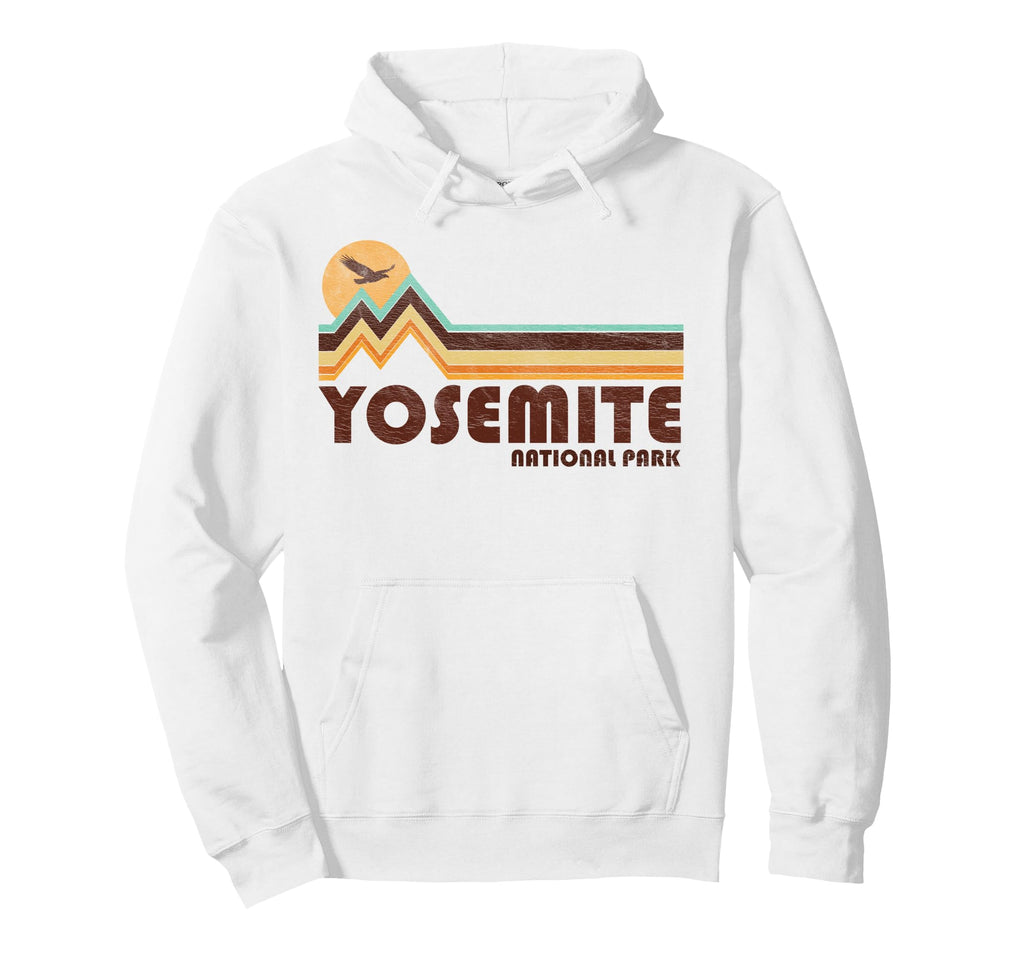 Yosemite National Park 70S 80S Hoodie - Fun Novelty Design Unisex - T-Shirt, Sweatshirt, Hoodie