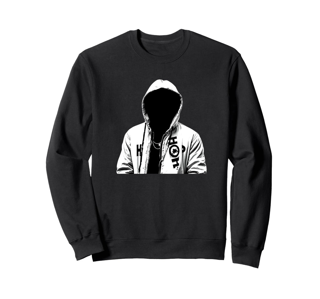 Hip Hop Rapper Old School Sweatshirt - Streetwear Style for Adults - T-Shirt, Sweatshirt, Hoodie