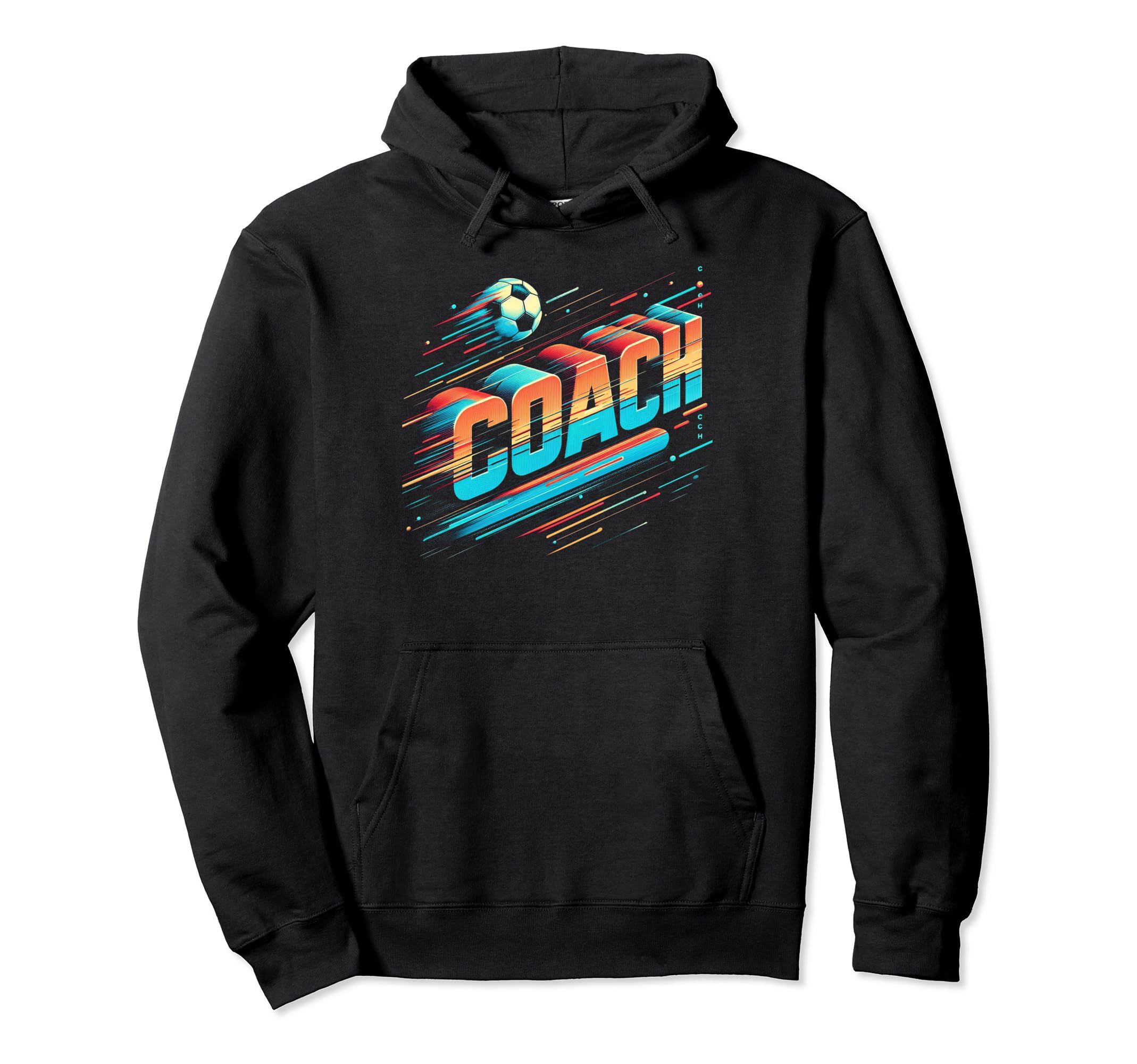 Soccer Coach Training Coaching Hoodie - Custom Art Print Men Women - T-Shirt, Sweatshirt, Hoodie