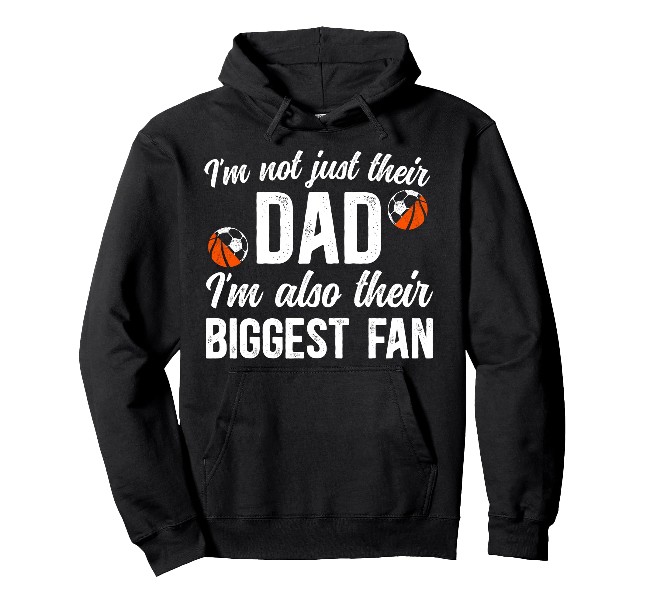 Their Biggest Fan Soccer Basketball Hoodie - Custom Art Print for Adults - T-Shirt, Sweatshirt, Hoodie