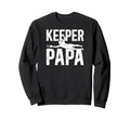 Soccer Keeper Papa Soccer Goalie Sweatshirt - Aesthetic Graphic for Adults - T-Shirt, Sweatshirt, Hoodie