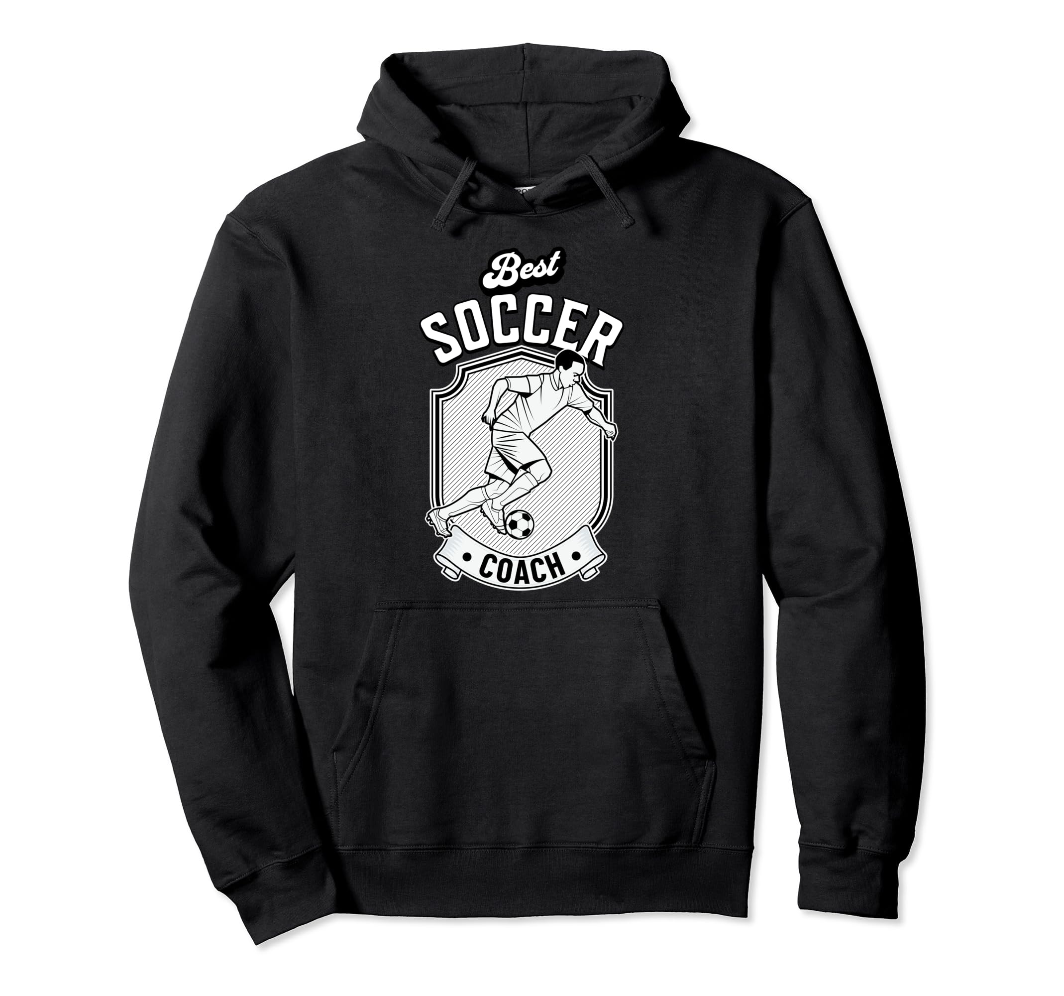 Fun Gift Best Soccer Coach Hoodie - Minimalist Print Unisex - T-Shirt, Sweatshirt, Hoodie