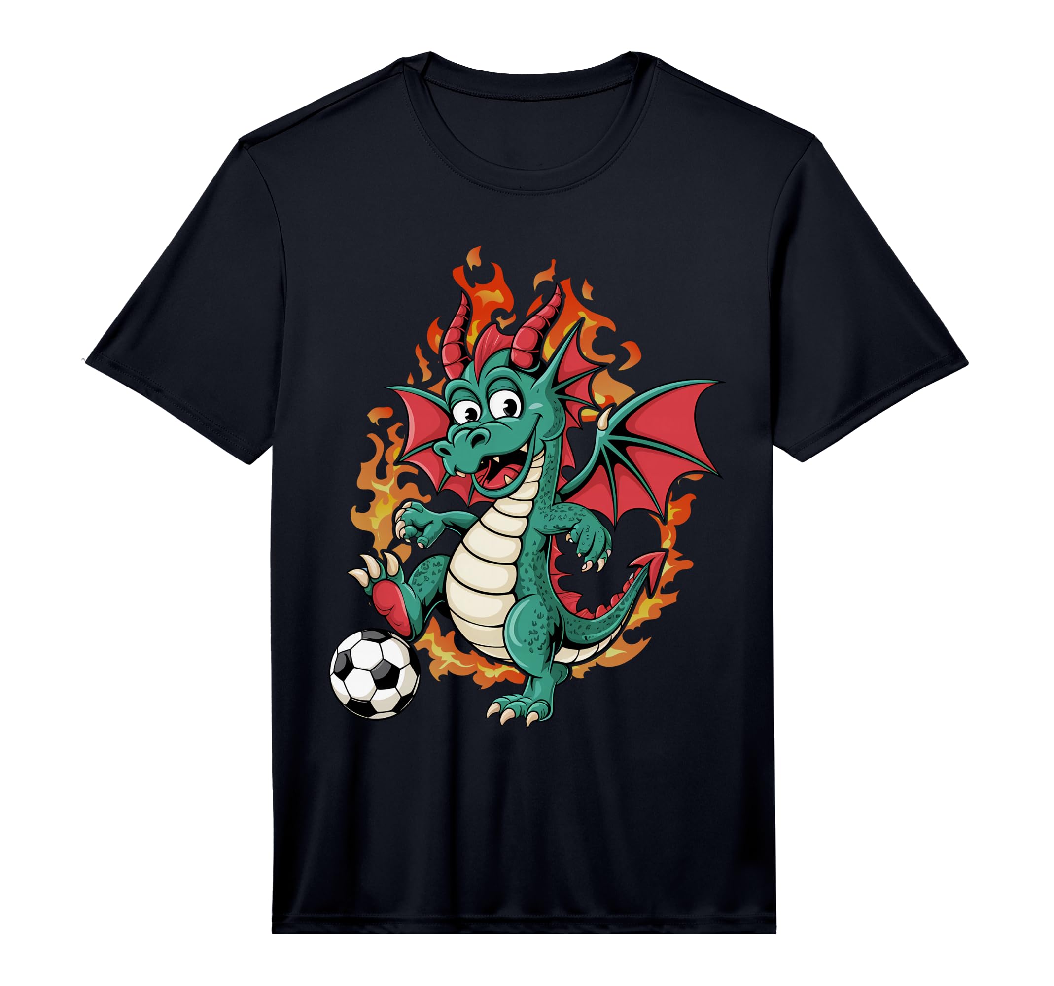 Soccer Dragon Performance T-Shirt - Aesthetic Graphic Unisex - T-Shirt, Sweatshirt, Hoodie