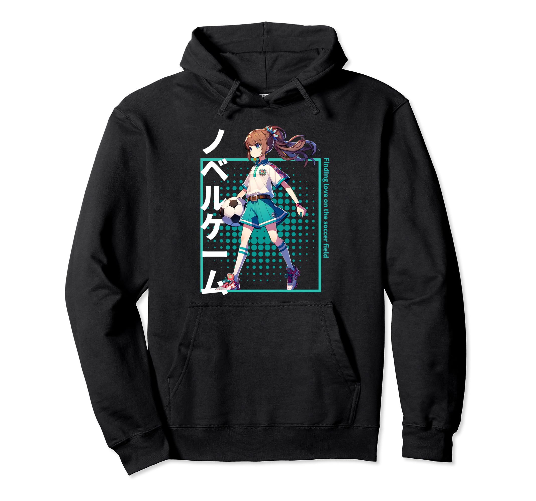 Finding Love Soccer Field Visual Novel Adv Hoodie - Unique Graphic Unisex - T-Shirt, Sweatshirt, Hoodie